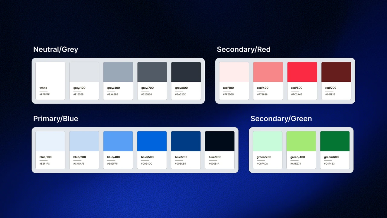 Golootlo design system color palette