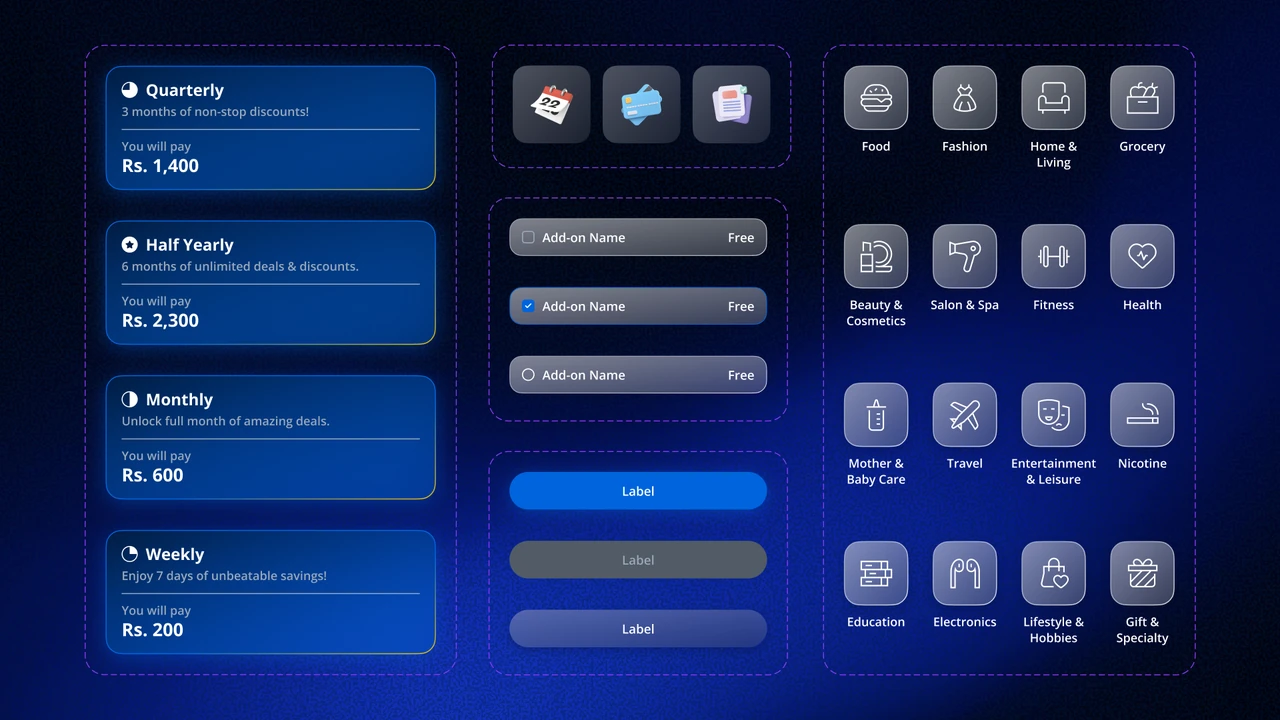 Golootlo design system components