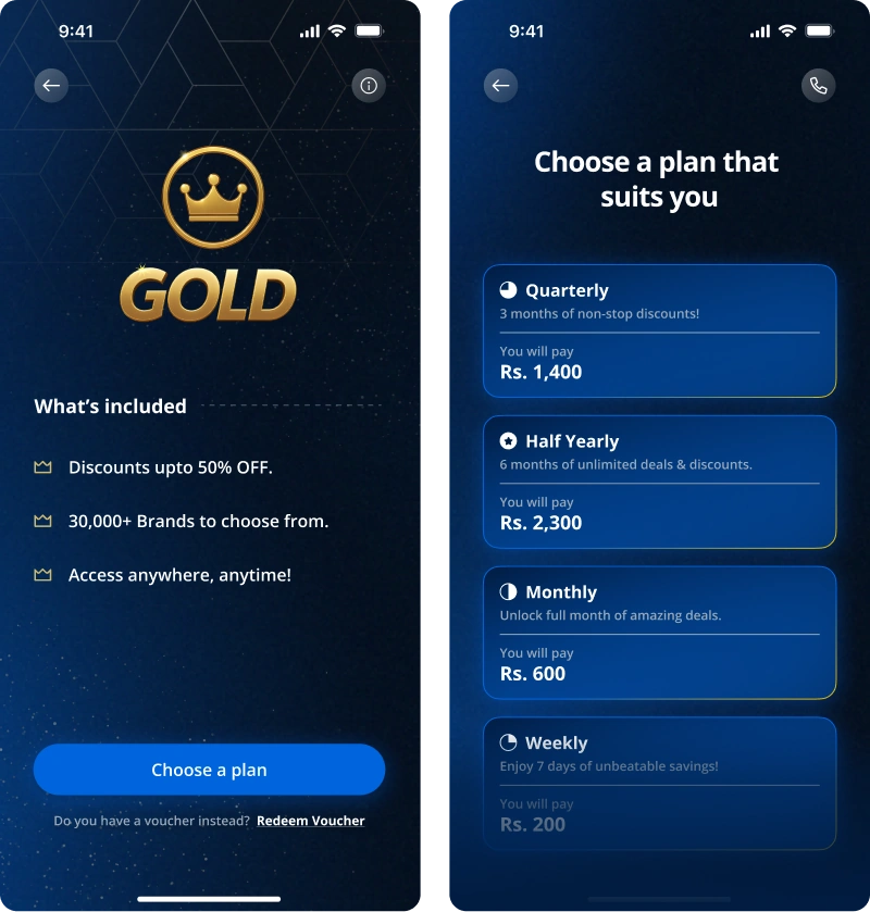 Gold Membership after the redesign